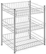 Háromszintes konyhai rendszerező - Metaltex