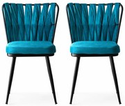 Kusakli Blue étkezőszék szett, 2 db, 2 db