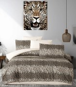 Leopard pamut ágyneműhuzat 200x140cm+90x70cm TiaHome