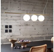 Ideal Lux - LED Csillár zsinóron PERLINE 3xG9/3W/230V arany