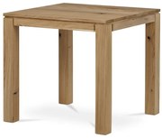 Tömör Tölgy Étkezőasztal 80×80 cm. DS-F080 DUB