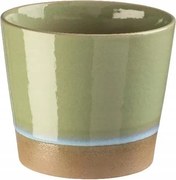 Virágtartó 13 kerámia zöld