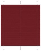 pliszírozott redőny Bordeaux piros 120x100 cm szövetszélesség