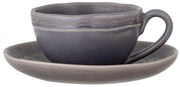 Szürke agyagkerámia csésze szett cappucinóhoz 2 db-os 180 ml Raben – Bloomingville