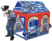 Gyerek játszósátor rendőrállomás motívummal