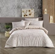 Ornament exkluzív bézs pamut ágyneműhuzat TiaHome - 1x Párna 90x70cm, 1x Paplan 140x200cm