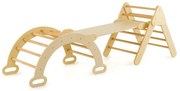 3 részes fa mászóka szett