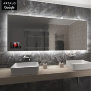 SMART tükör LED világítással M24 + SmartScreen with Google TV