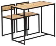 3-részes tömör mangófa étkezőszett