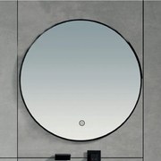 BRILAGI-LED Fürdőszobai tükör VERESE LED/19W/230V 60 cm fekete IP44 CRI 90 dimmelhető + CCT