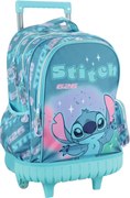 Disney Lilo és Stitch, A csillagkutya Brush It Out prémium gurulós iskolatáska, táska 46 cm