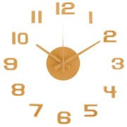 Karlsson 6001YE design öntapadós óra sárga, átmérő 40 cm