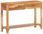 tömör akácfa tálalószekrény 110 x 30 x 75 cm