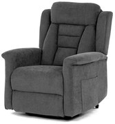 Relax fotel elektromos kábelvezérléssel, szürke szövetkárpittal. TV-7072 GREY2