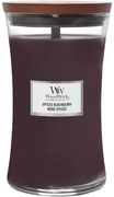 WoodWick Illatos gyertya nagy vázában Spiced Blackberry, 609 g