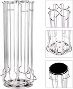 Kávékapszula Tartó Állvány 28 Db Kávédapszula Lavazza Mio Forgatható RK364