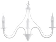 Csillár láncon MINERWA 3 3xE14/40W/230V fehér