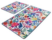 Wild Garden 2 db-os négyszögletes fürdőszobai kilépő szett - Foutastic