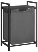 REX mosókosár fekete/szürke