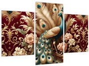 Kép – Elegáns páva (90x60 cm)