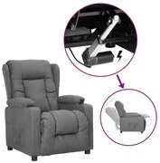 világosszürke szövet felállást segítő fotel