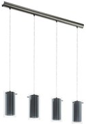 Eglo 99287 - PINTO TEXTIL kábeles függeszték 4xE27/16W/230V