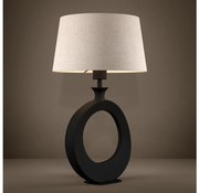 Eglo 390423 - Asztali lámpa DIEZMA 1xE27/60W/230V 52,5 cm fekete/krémes