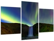 Kép - Aurora Borealis Izlandon (90x60 cm)