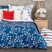 4Home Harmony pamut ágyneműhuzat, kék, 140 x 200 cm, 70 x 90 cm