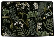 Lábtörlő 45x75 cm White and Green Beauty – Butter Kings