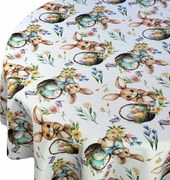 Abrosz Foltálló Húsvéti Nyuszi Színes Húsvéti tojás Kör átm. 100 cm