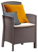 Lima műrattan karfás szék