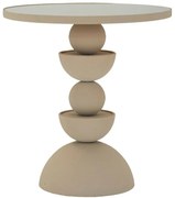 kortárs dohányzóasztal tükörlappal Ø40 cm – Dune