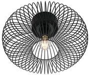 Nordlux - Mennyezeti lámpa BERONI 1xE27/60W/230V átm. 40,3 cm fekete