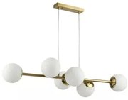 Bali 120 cm-es arany színű függesztett mennyezeti lámpa E27-es foglalattal