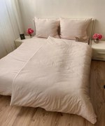 Lenvászon ágyneműhuzat bézs 140x200cm+90x70cm TiaHome