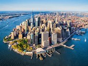 Fotográfia aerial view of Lower Manhattan. New York, Eloi_Omella