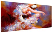 Kép - Balerina, festmény (120x50 cm)