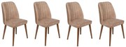 Alfa Beige étkezőszék szett, 4 db