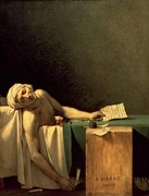 Reprodukció The Death of Marat, 1793, David, Jacques Louis