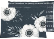 Textil tányéralátét 48x33 cm Holly Flower - IHR