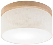Brilagi Brilagi - Mennyezeti lámpa BELLADONNA 1xE27/15W/230V átm. 30 cm krémes/tölgy BG1356
