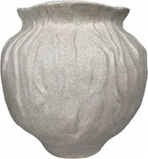 Csokorváza Virágok Kő Nagy Kerámia Szürke 23cm Nappaliba