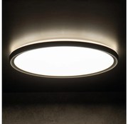 Kanlux 31515 - AZPO LED mennyezeti lámpatest LED/18,5W/230V átm. 29 cm IP54 fekete