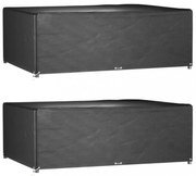 2 db téglalap alakú kerti bútorhuzat 12 fűzőlyukkal 240x180x80