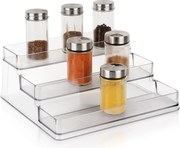 Konyhai Polc 3 Szintes Sarok Fűszertartó Állvány Rendszerező