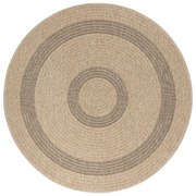 Fekete-bézs kerek kültéri szőnyeg ø 80 cm Comilla – Ayyildiz Carpets