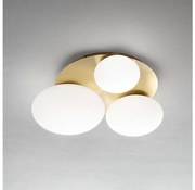Ideal Lux - LED Mennyezeti lámpa NINFEA 3xGX53/9W/230V arany