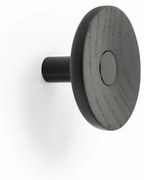 Fogas  Viefe ZOOT  gomb,  90mm, fa-alumínium, matt fekete + fekete lakkozott EI