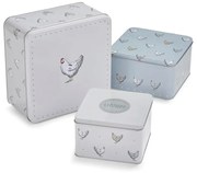 Acél keksztartó doboz szett 3 db-os Farmers Kitchen – Cooksmart ®